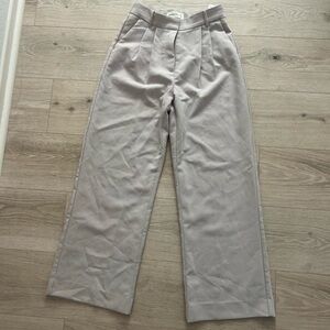 Abercrombie & Fitch Beige Sloane Tailored Pants